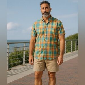 Hunt’s Club Men's Multicolor Plaid Shirt